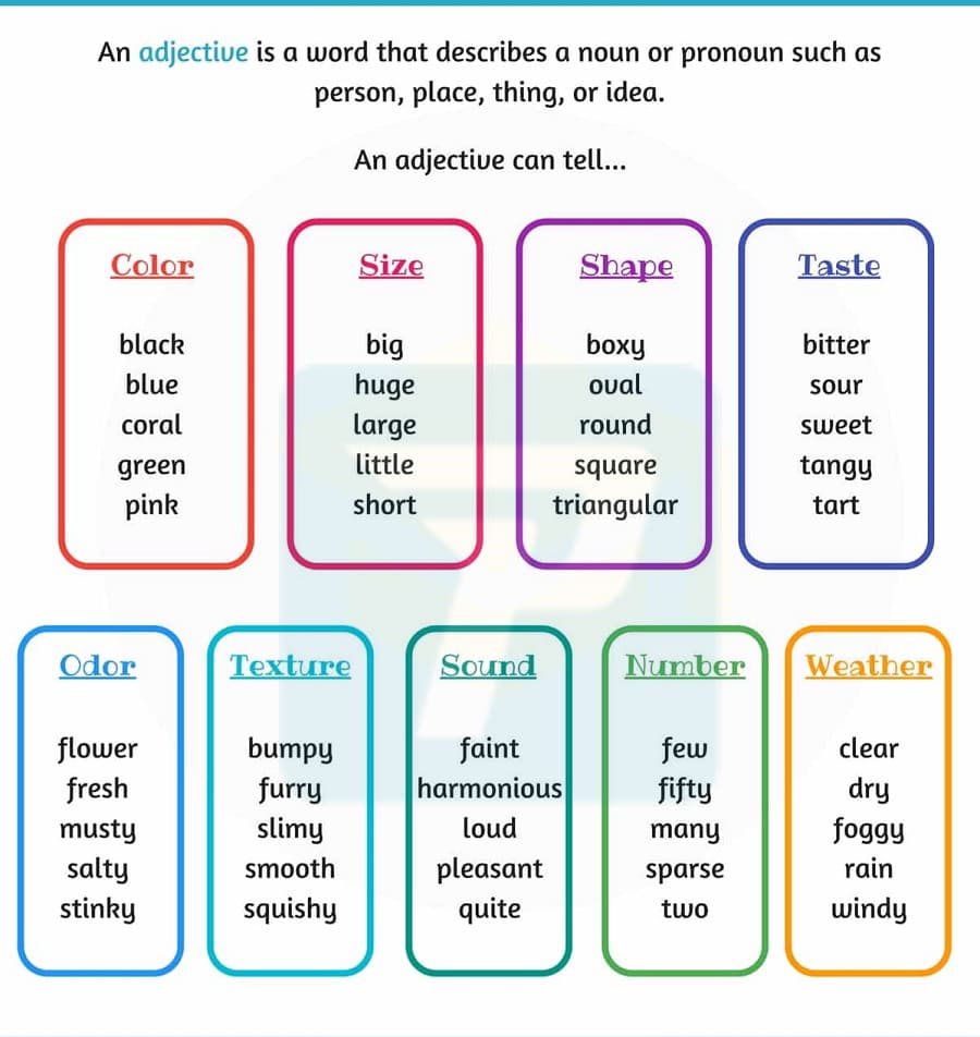 Tính từ trong tiếng anh